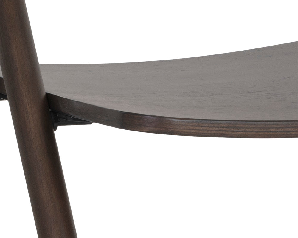 Ronny Folding Dining Chair - Walnut