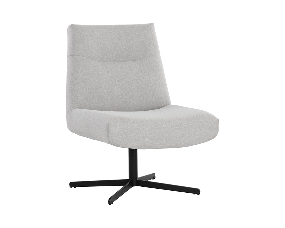 Karson Swivel Lounge Chair - Light Grey