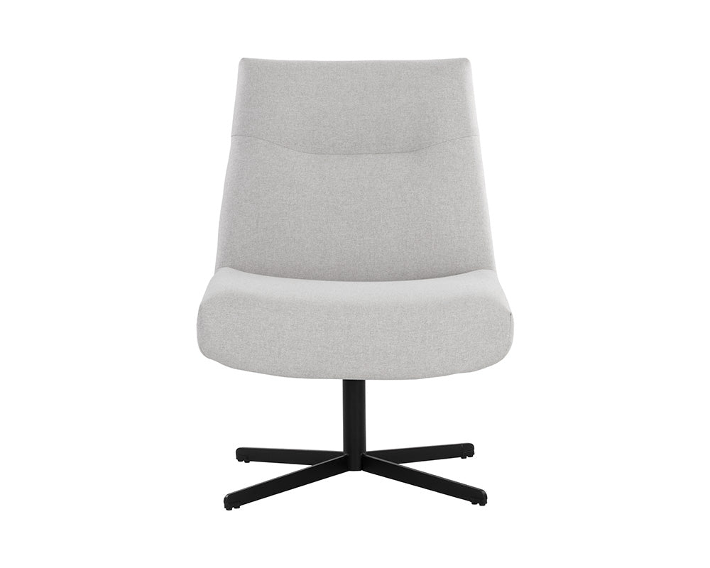 Karson Swivel Lounge Chair - Light Grey