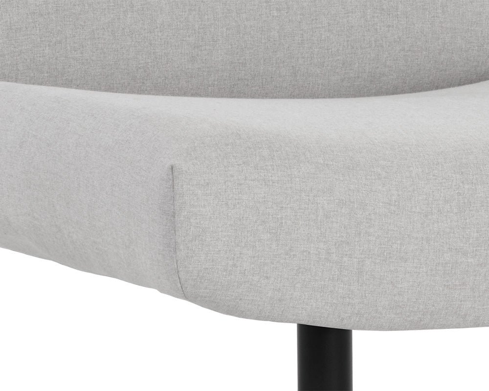 Karson Swivel Lounge Chair - Light Grey