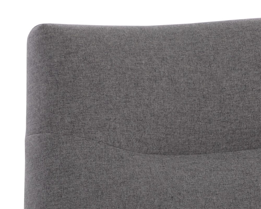 Karson Swivel Lounge Chair - Charcoal Grey
