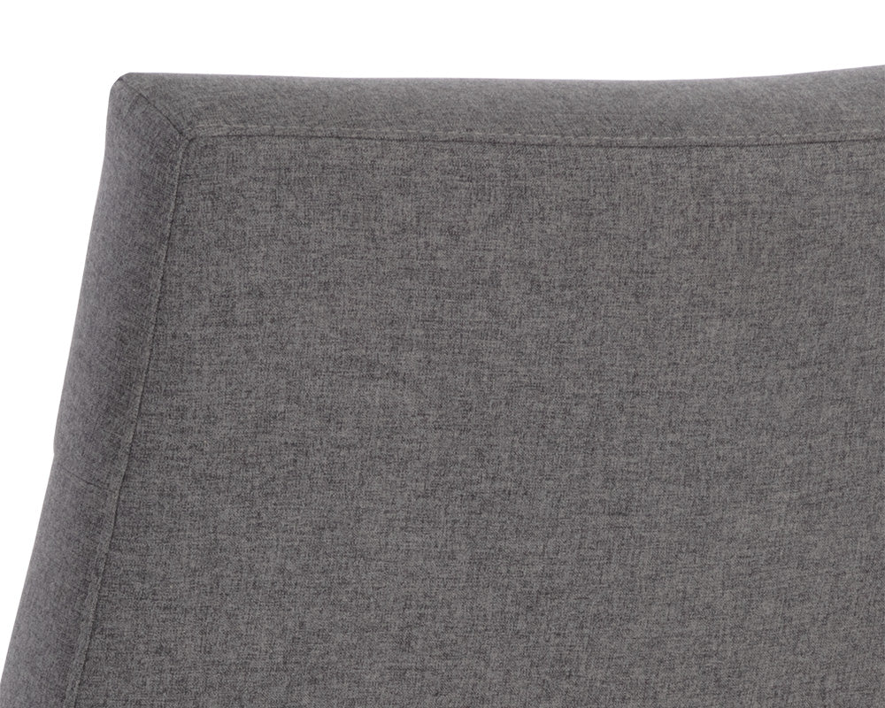Karson Swivel Lounge Chair - Charcoal Grey