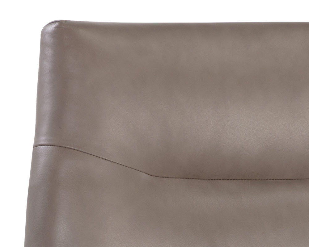 Karson Swivel Lounge Chair - Alpine Grey Leather