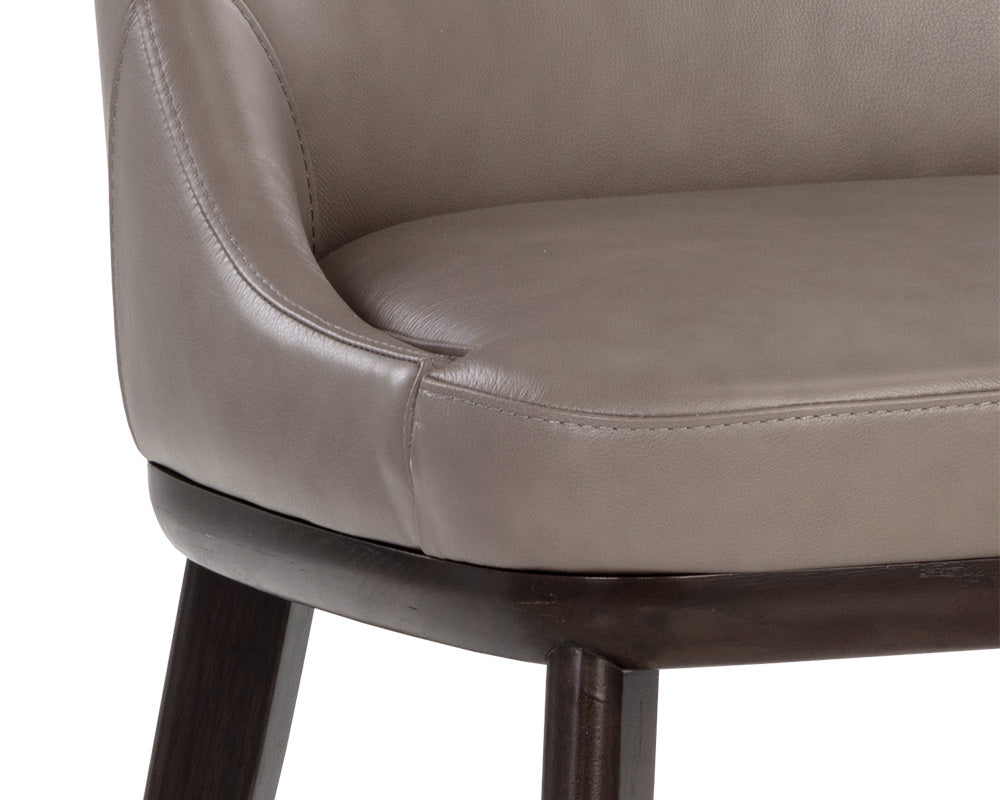 Jody Dining Chair - Alpine Grey Leather