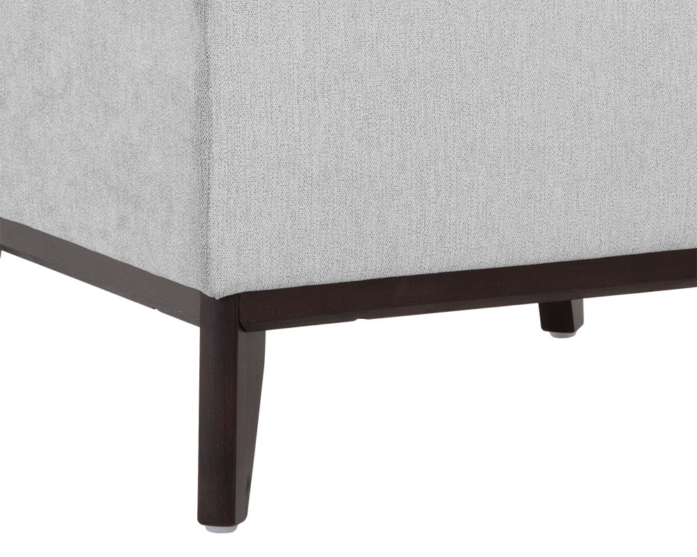 Kosovo Modular Banquette - Single Seat - Polo Club Stone