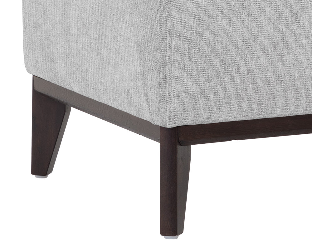 Kosovo Modular Banquette - Single Seat - Polo Club Stone