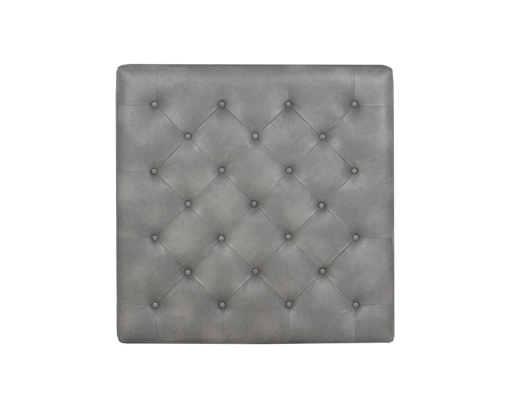 Endall Ottoman - Black - Bravo Metal