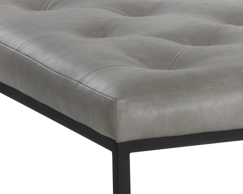 Endall Ottoman - Black - Bravo Metal