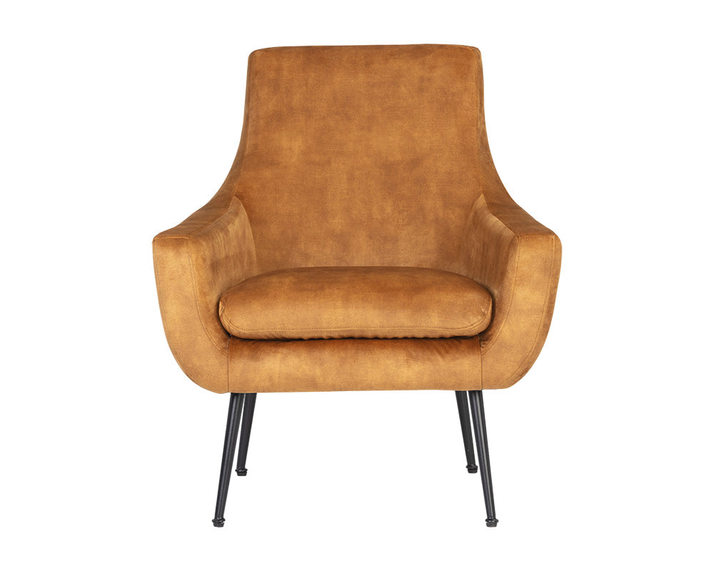 Aletta Lounge Chair - Nono Tapenade Gold
