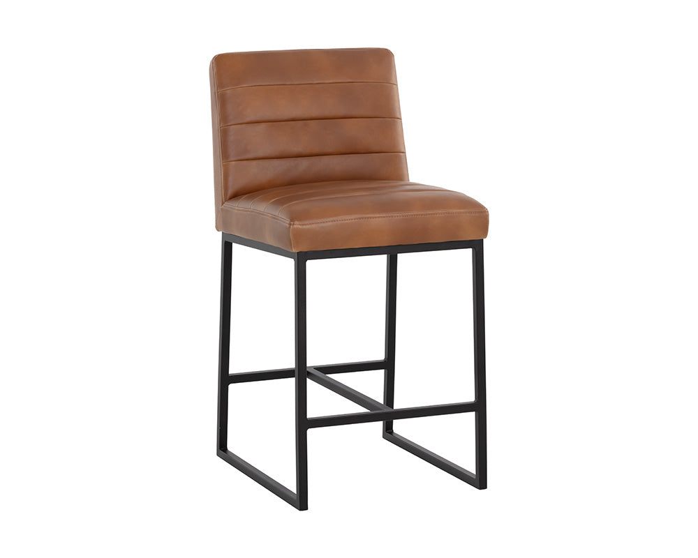 Spyros Counter Stool - Tobacco Tan