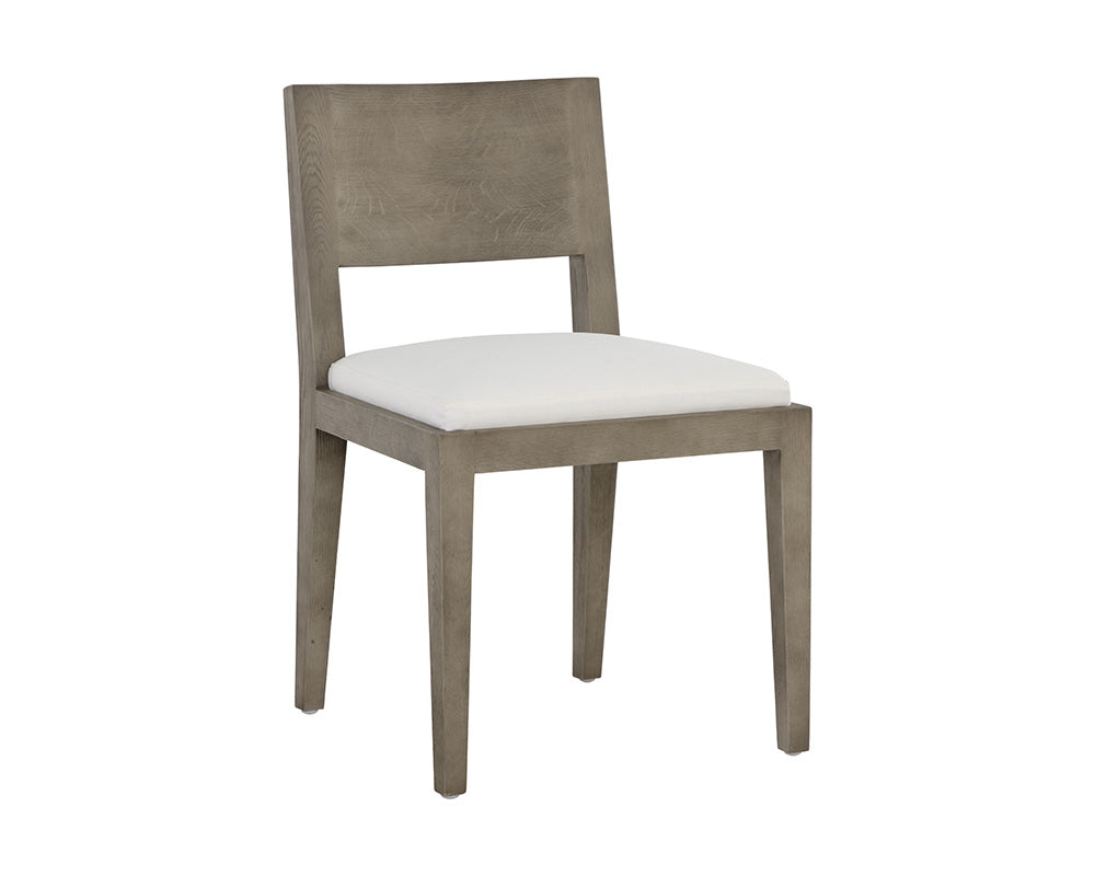 Francis Dining Chair - Ash Grey - Linoso Ivory