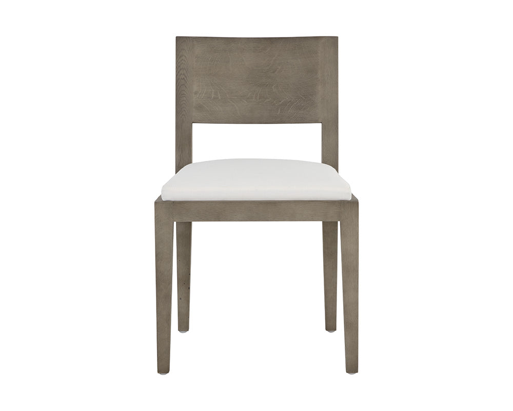 Francis Dining Chair - Ash Grey - Linoso Ivory