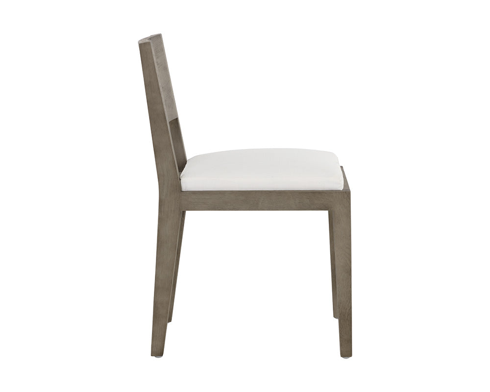 Francis Dining Chair - Ash Grey - Linoso Ivory