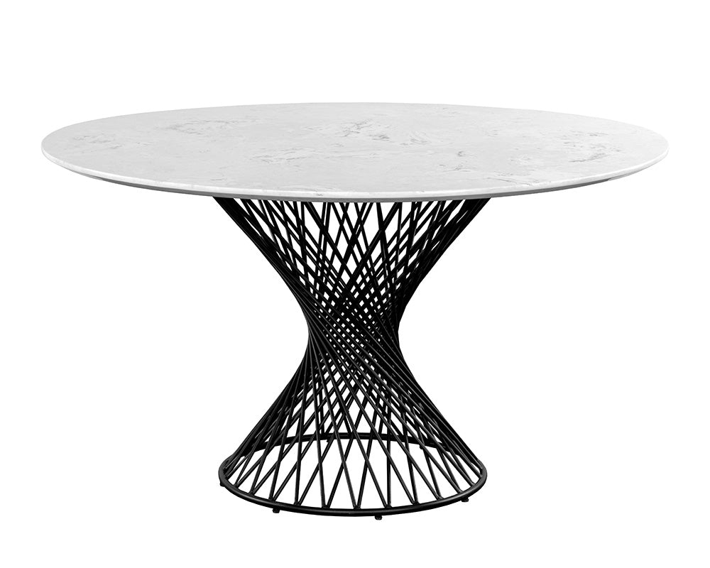 Madeira Dining Table - Grey Marble - 54"