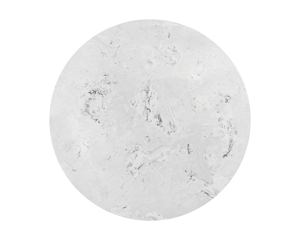 Madeira Dining Table - Grey Marble - 54"