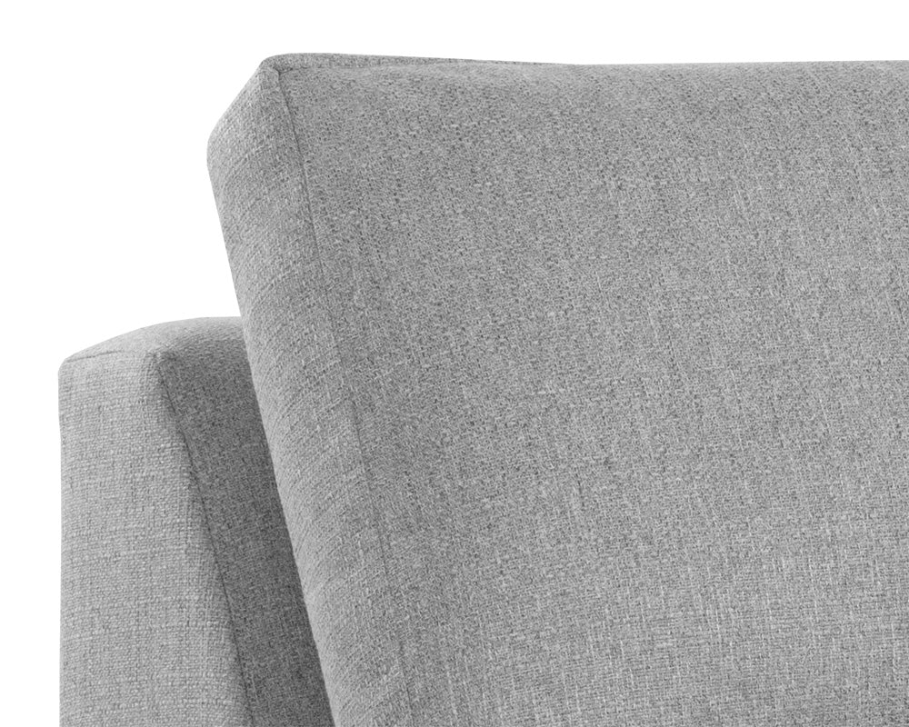 Cascade Swivel Armless Chair - Liv Dove