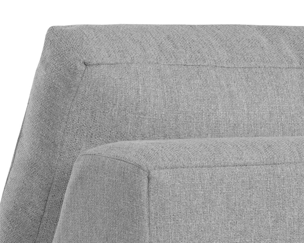 Cascade Swivel Armless Chair - Liv Dove