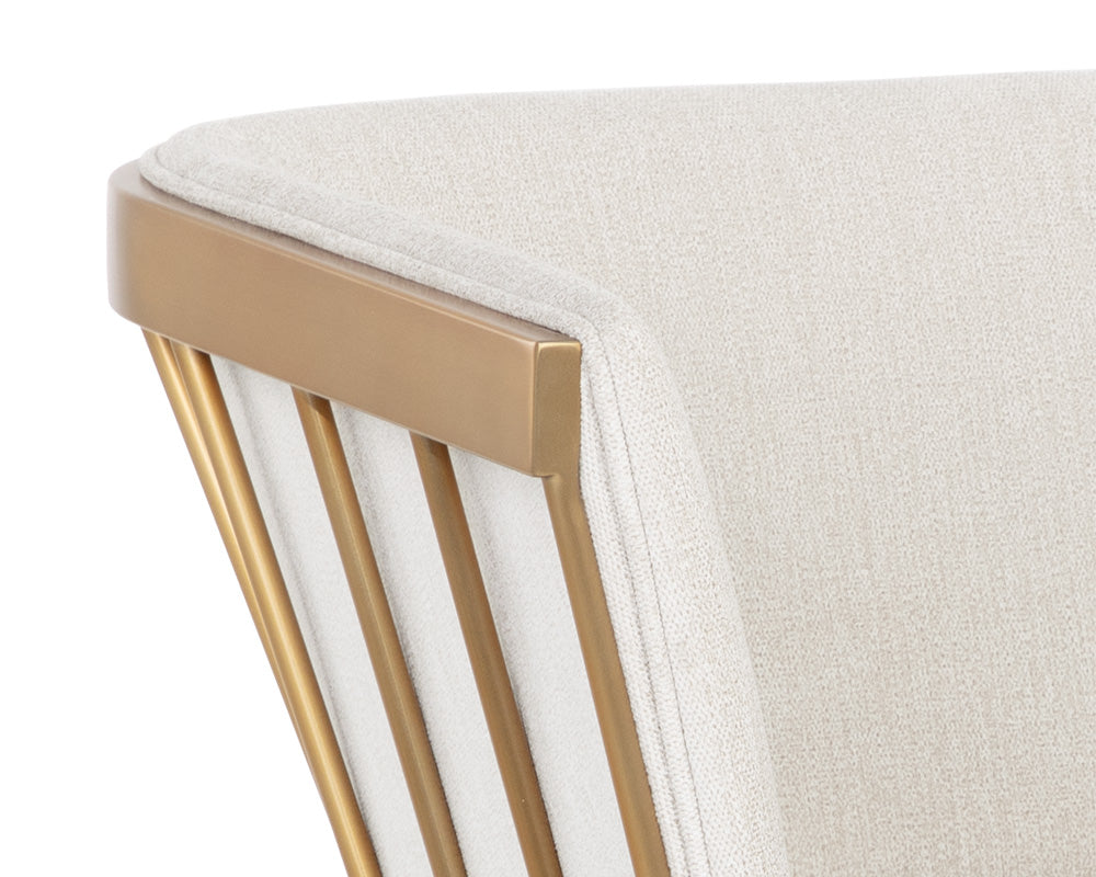 Caily Dining Armchair - Polo Club Muslin