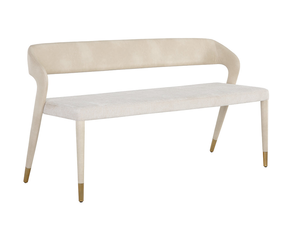 Madura Banquette - Polo Club Muslin / Bravo Cream