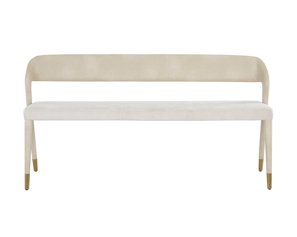 Madura Banquette - Polo Club Muslin / Bravo Cream