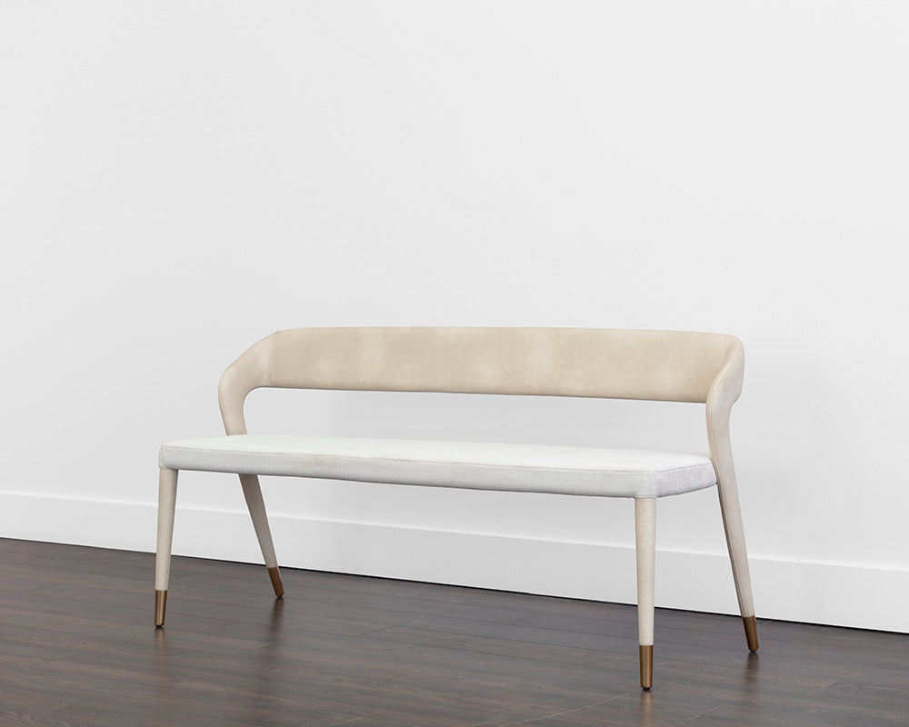 Madura Banquette - Polo Club Muslin / Bravo Cream