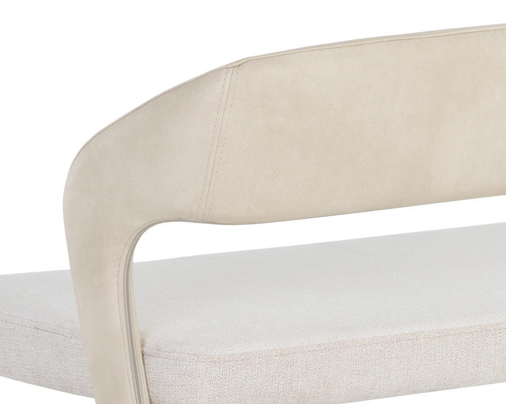 Madura Banquette - Polo Club Muslin / Bravo Cream