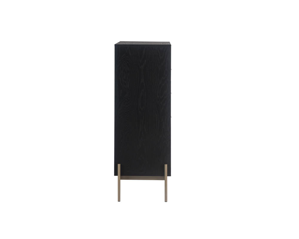 Avida Chest - Gold - Black/natural
