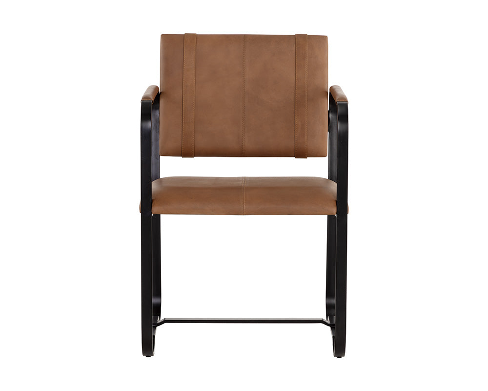 Garrett Office Chair - Vintage Cognac Leather