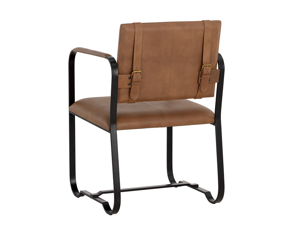 Garrett Office Chair - Vintage Cognac Leather