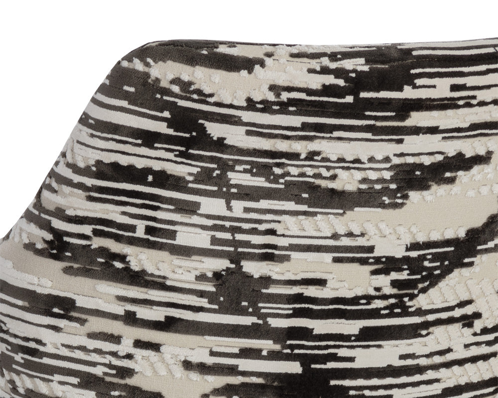Marilyn Dining Chair - Devore Olive Zebra
