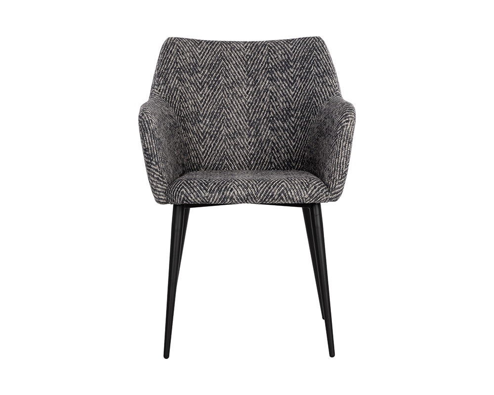 Marilyn Dining Chair - Admiral Herringbone