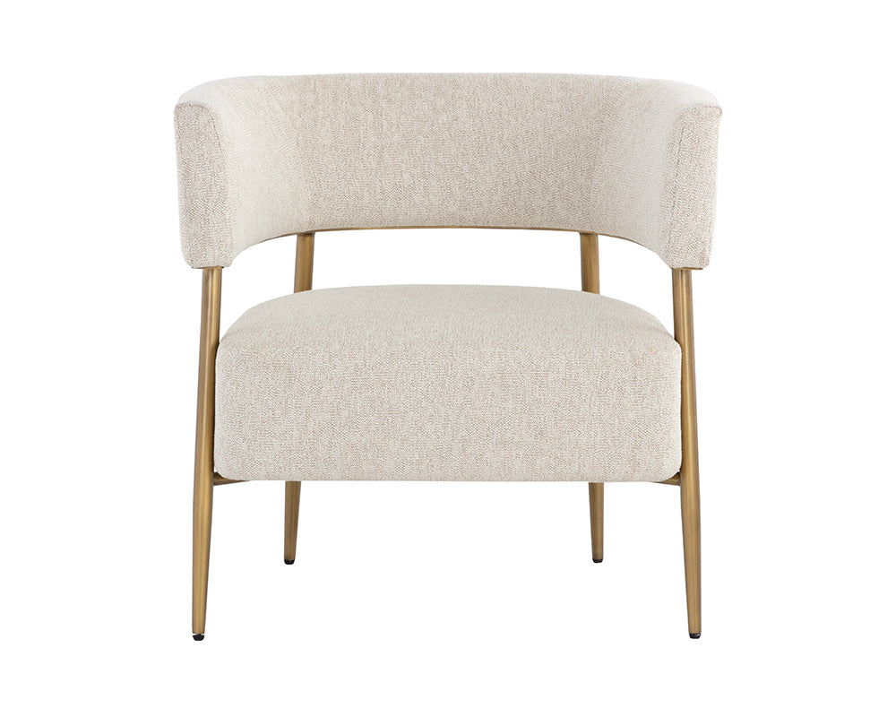 Maestro Lounge Chair - Dove Cream