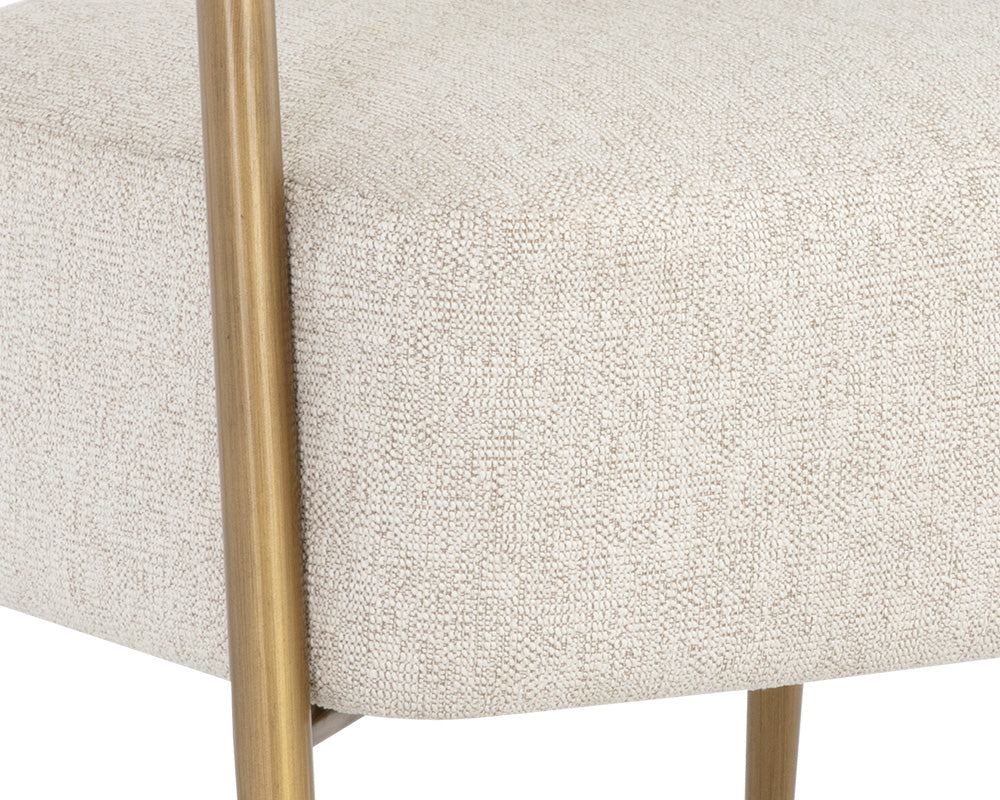 Maestro Lounge Chair - Dove Cream
