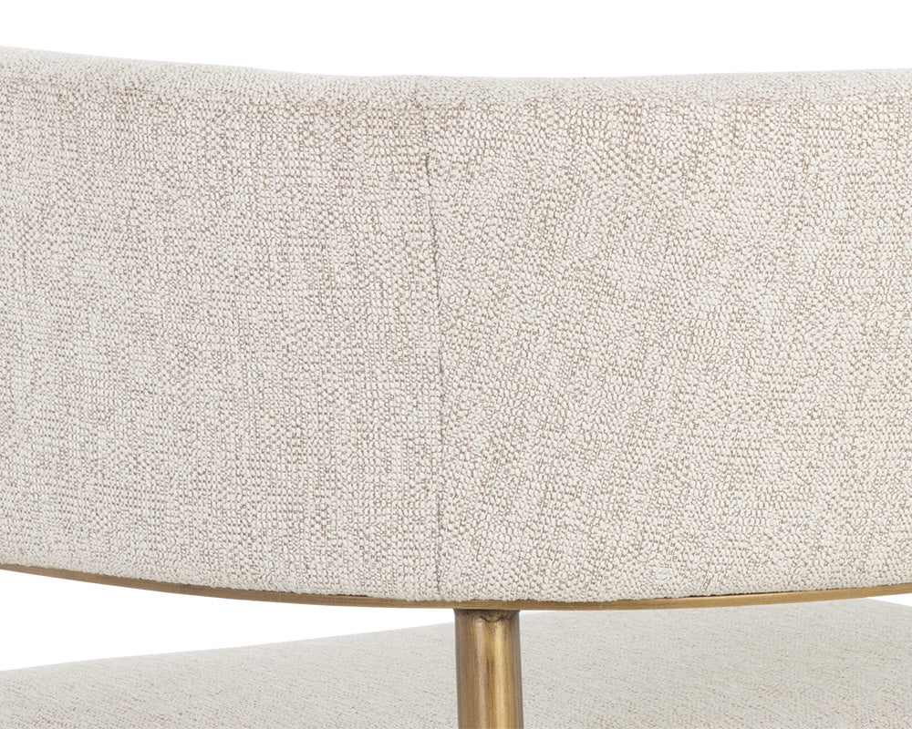 Maestro Lounge Chair - Dove Cream