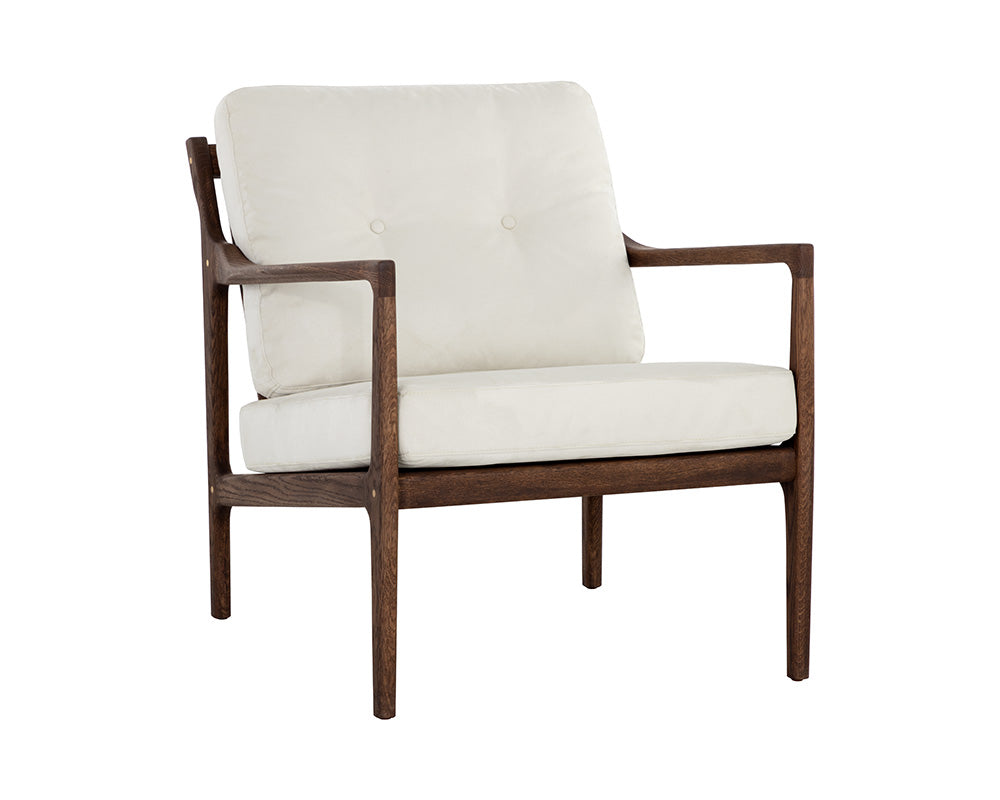 Gilmore Lounge Chair - Walnut - Vienna Cream