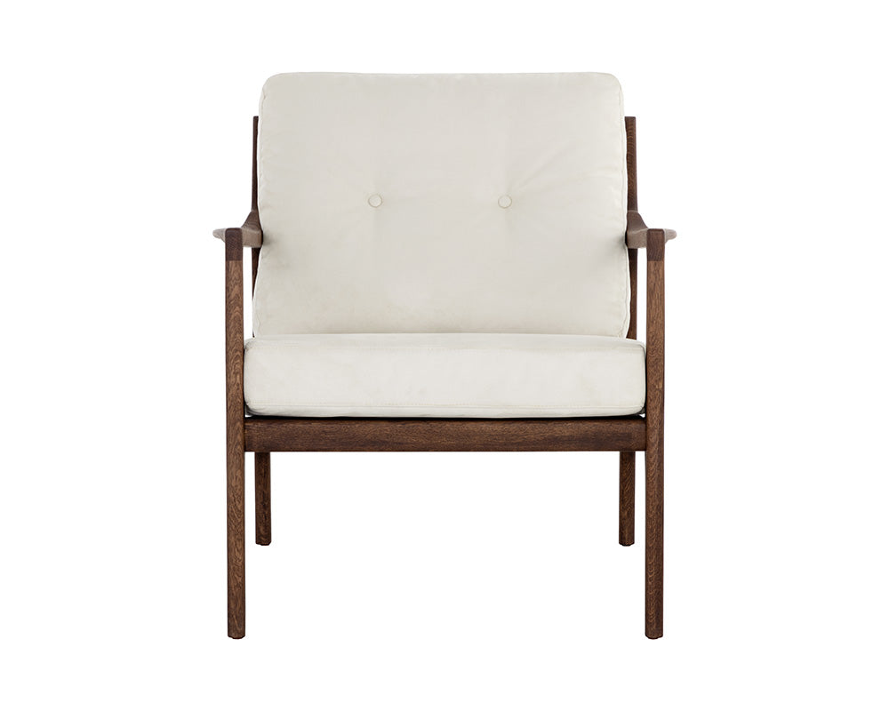 Gilmore Lounge Chair - Walnut - Vienna Cream
