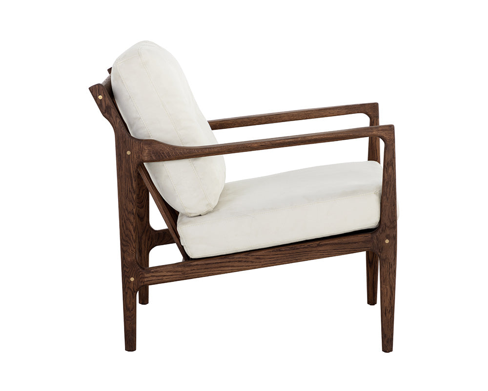 Gilmore Lounge Chair - Walnut - Vienna Cream