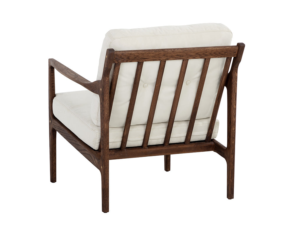 Gilmore Lounge Chair - Walnut - Vienna Cream