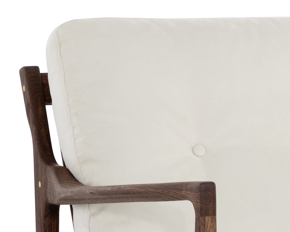 Gilmore Lounge Chair - Walnut - Vienna Cream