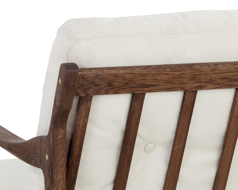 Gilmore Lounge Chair - Walnut - Vienna Cream