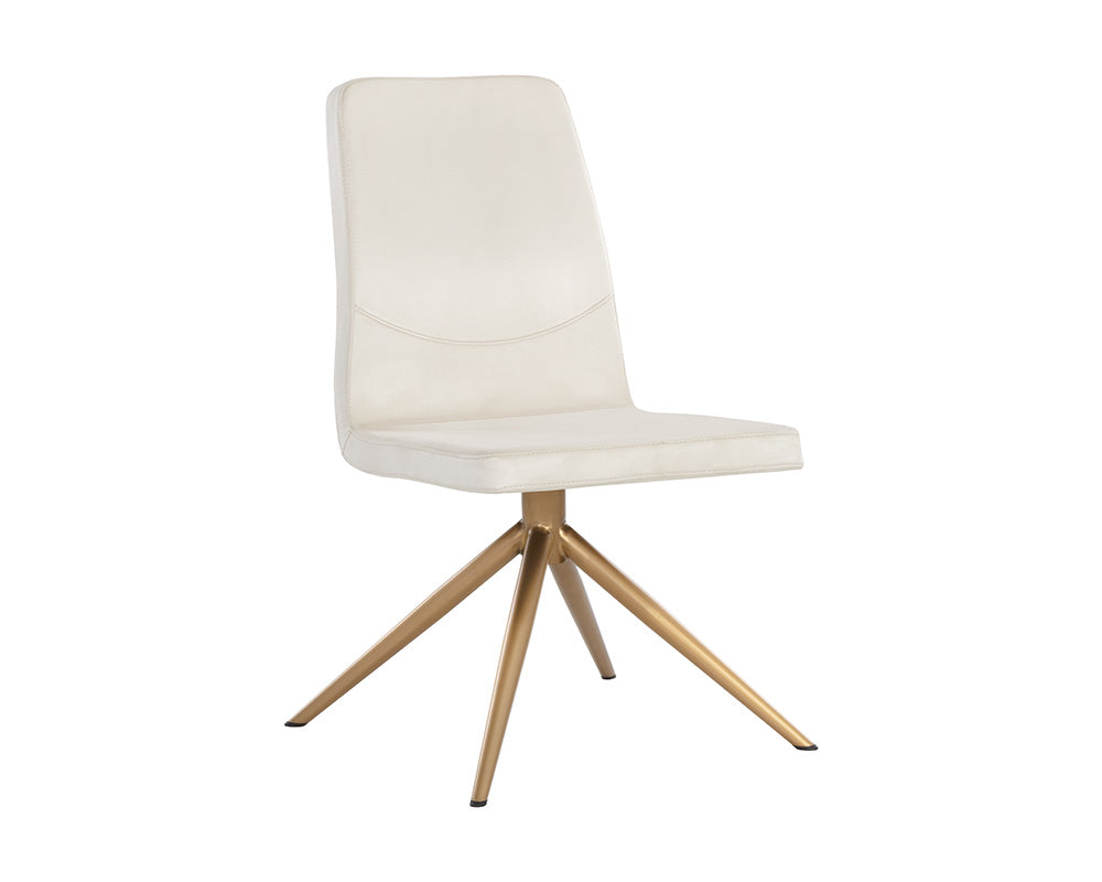 Hilda Swivel Dining Chair - Vienna Cream