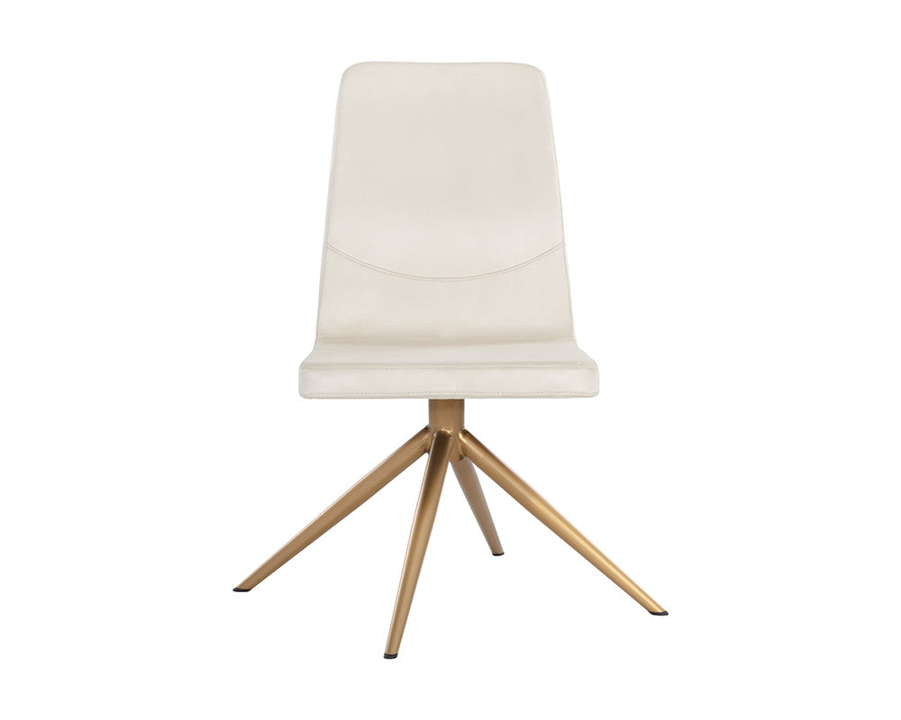 Hilda Swivel Dining Chair - Vienna Cream