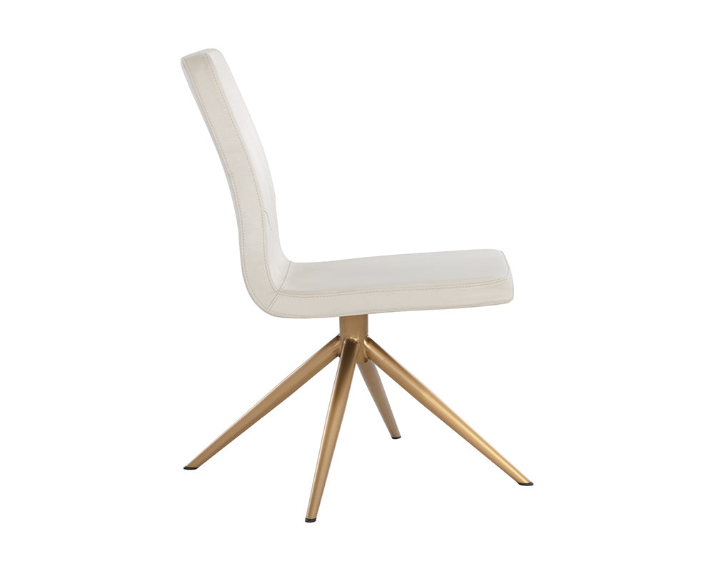 Hilda Swivel Dining Chair - Vienna Cream