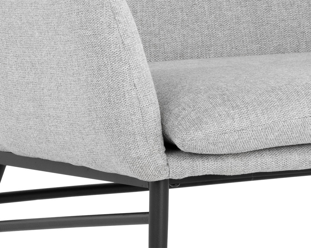 Kasen Lounge Chair - Belfast Heather Grey