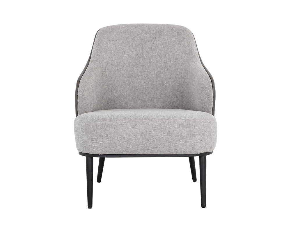 Nairobi Lounge Chair - Belfast Heather Grey / Bravo Ash