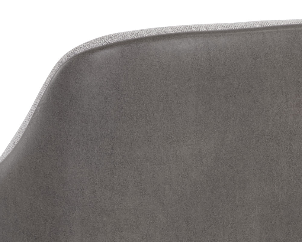 Nairobi Lounge Chair - Belfast Heather Grey / Bravo Ash