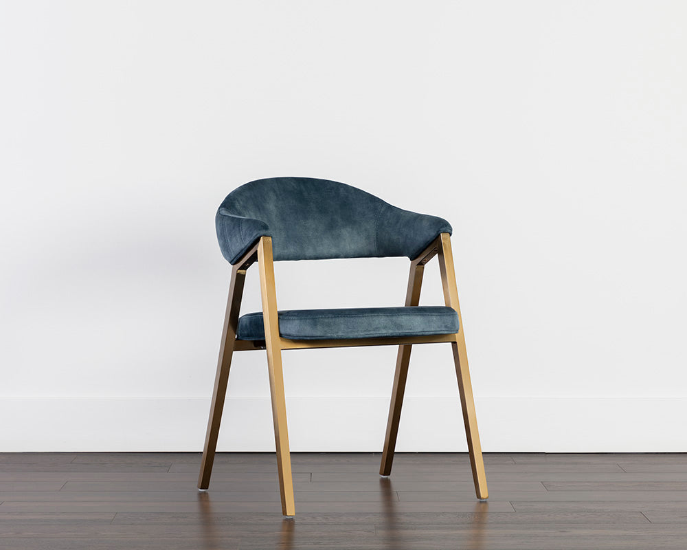 Burgos Dining Armchair - Nono Petrol