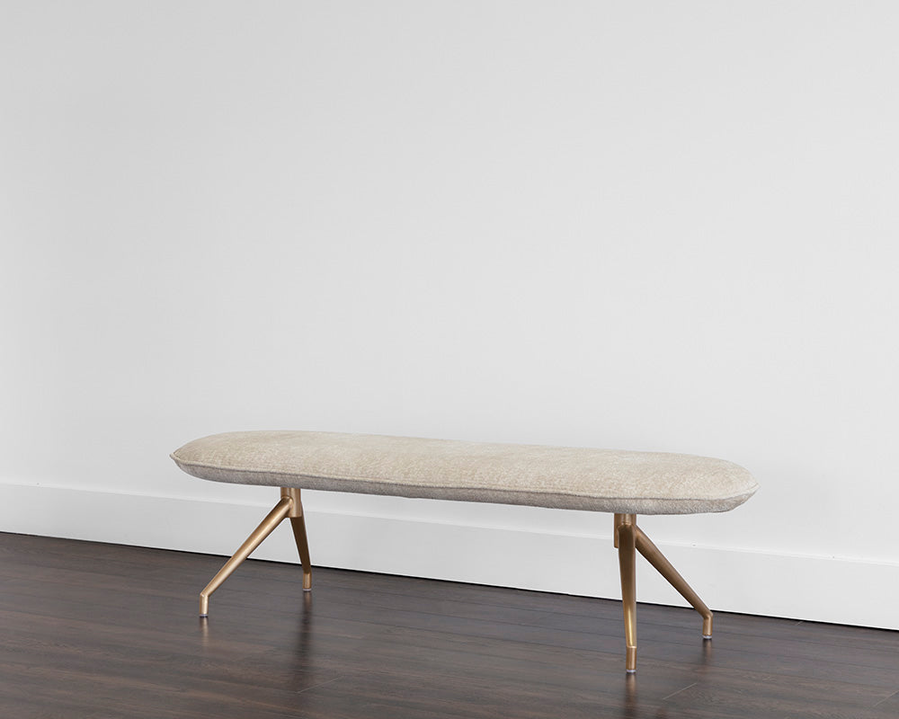 Elowen Bench - Bergen Taupe