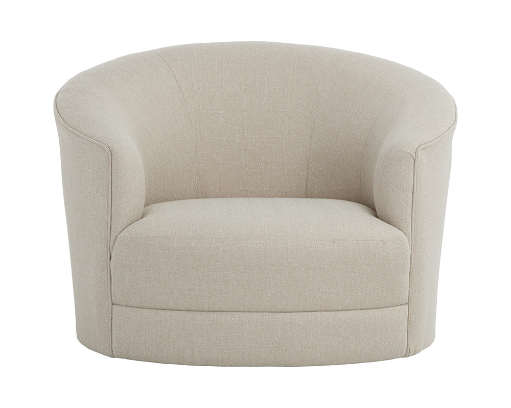 Grimaldi Swivel Armchair - Liv Sand