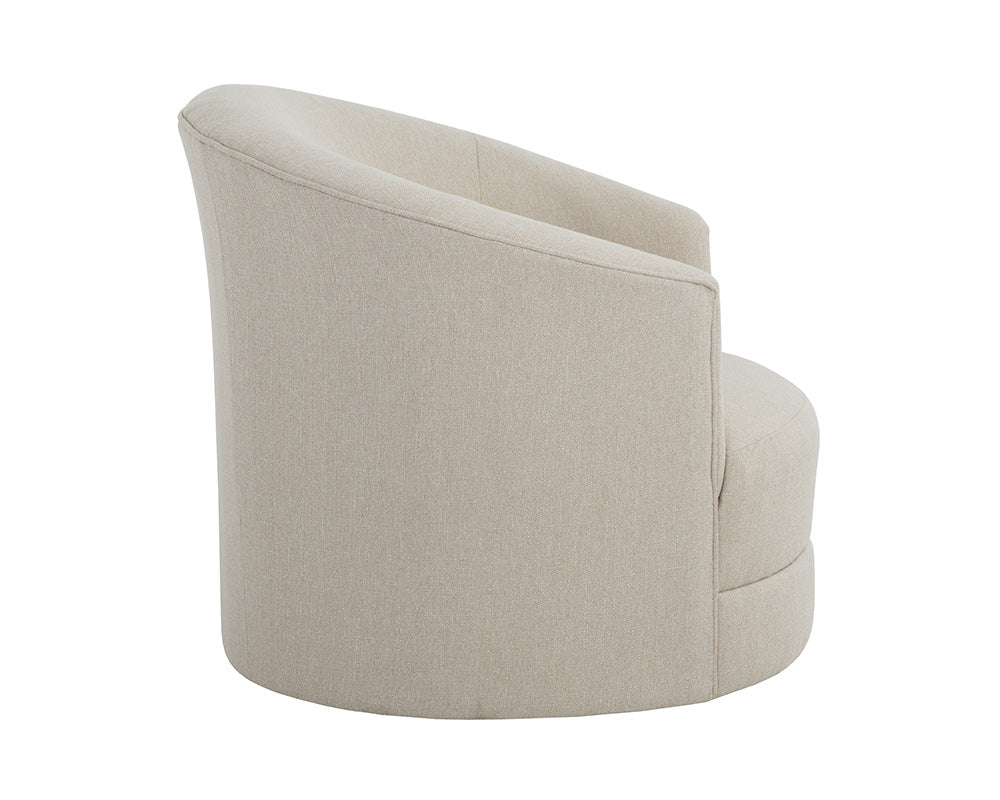 Grimaldi Swivel Armchair - Liv Sand